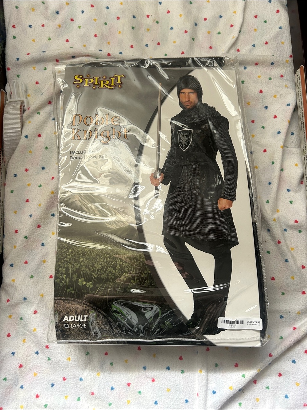 Spirit Double Knight Costume - Black